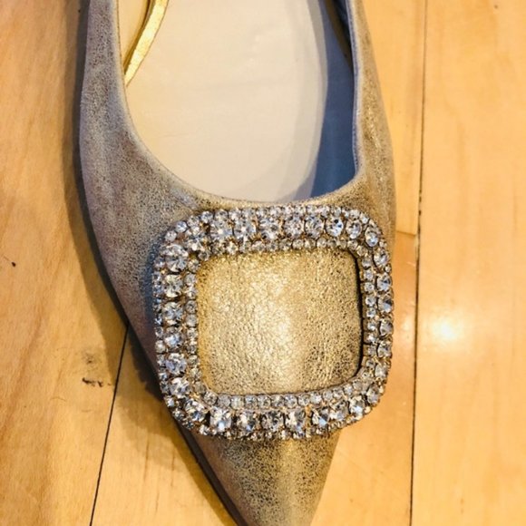 Dauphine Shimmered Skimmers by Ras sz 9 - Picture 2 of 5
